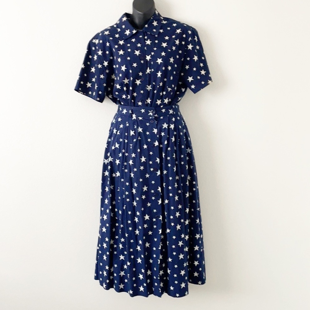 Vintage Pendleton Skirt Set Stars Prints